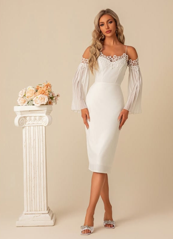 Robe Moulante Épaules Dénudées - gallery 1