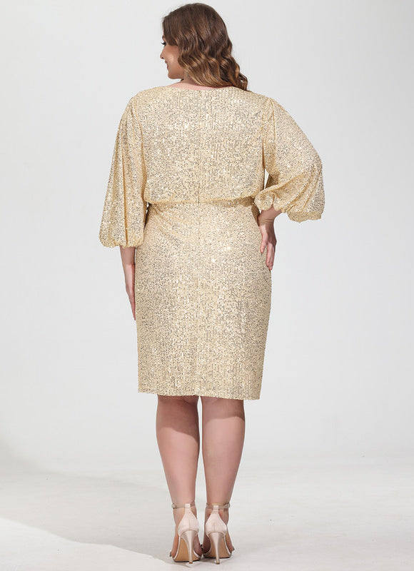 Robe Moulante Dorée - gallery 9