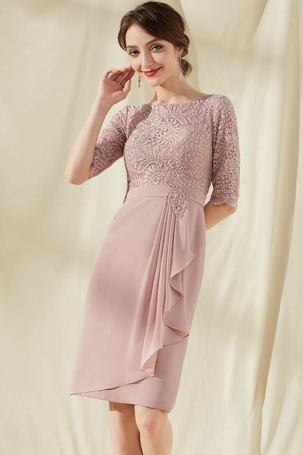 Robe Moulante Rose Délicate