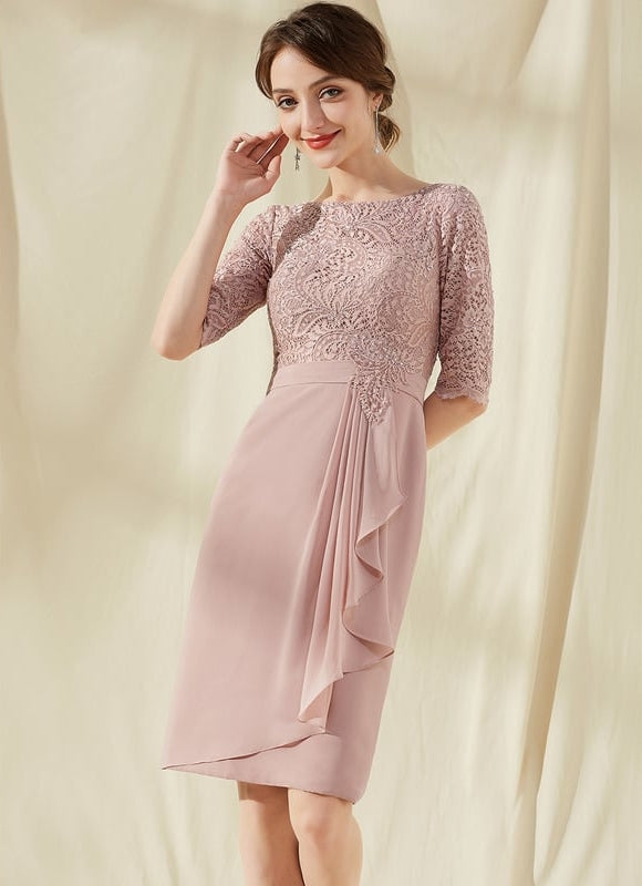 Robe Moulante Rose Délicate