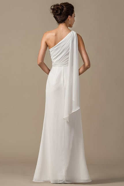 Robe Moulante Asymétrique Fluide - gallery 2