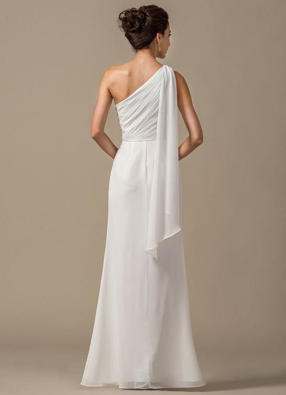 Robe Moulante Asymétrique Fluide - gallery 2