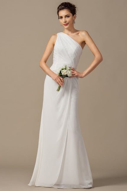Robe Moulante Asymétrique Fluide - gallery 1