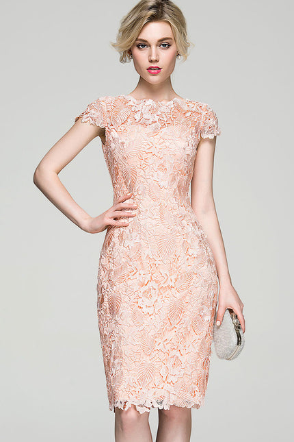 Robe Courte Moulante Dentelle