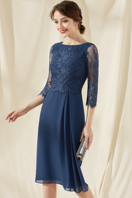 Robe Moulante Cocktail En Dentelle