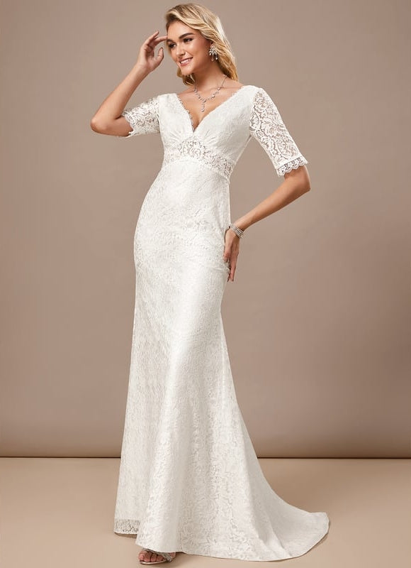 Robe Moulante En Dentelle Élégante