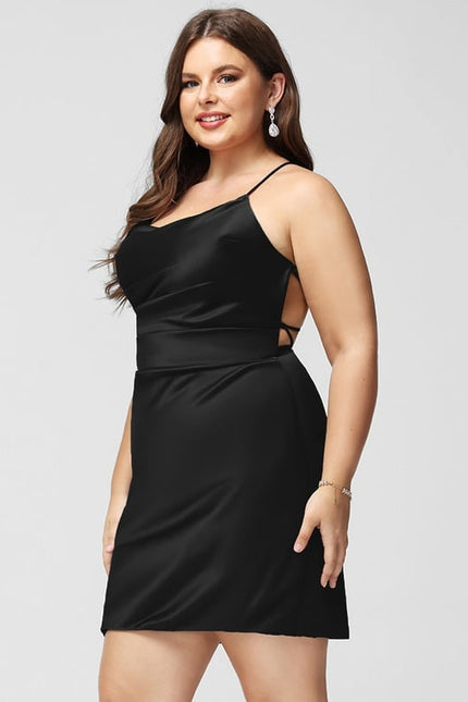 Robe Noir Courte Moulante - gallery 5