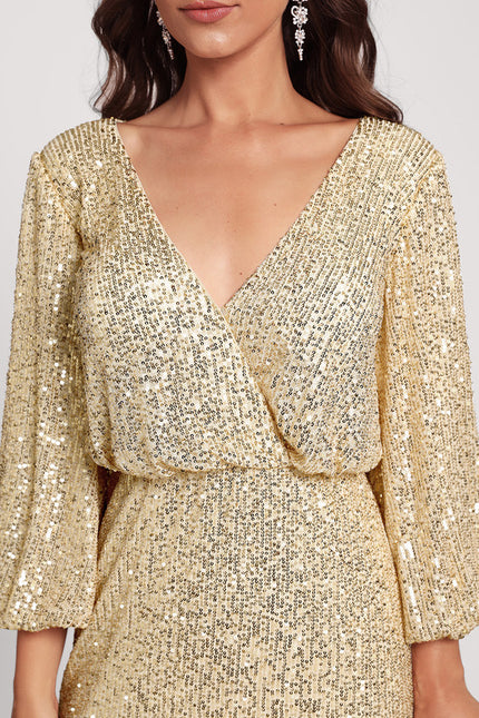 Robe Moulante Dorée - gallery 2