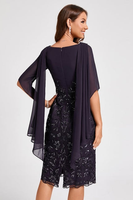 Robe Moulante Chic Brodée - gallery 2