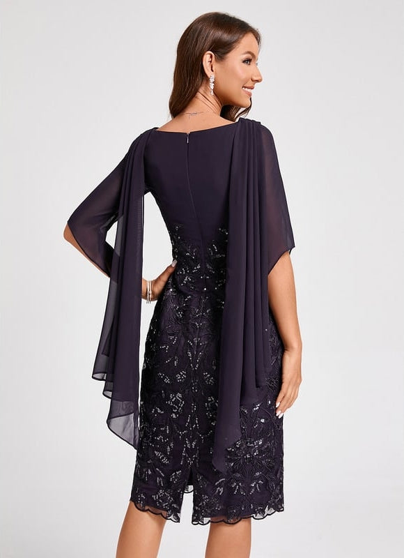 Robe Moulante Chic Brodée - gallery 2