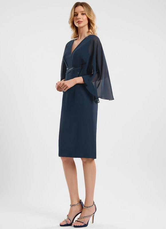 Robe Moulante Mousseline Fluide - gallery 3