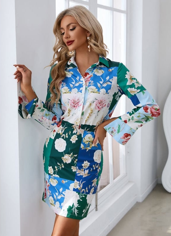 Robe Moulante Courte Manche Longue