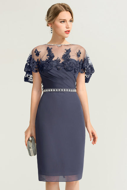 Robe Moulante Tulle Brodée