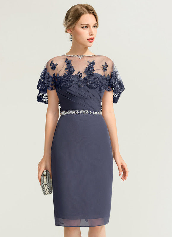 Robe Moulante Tulle Brodée