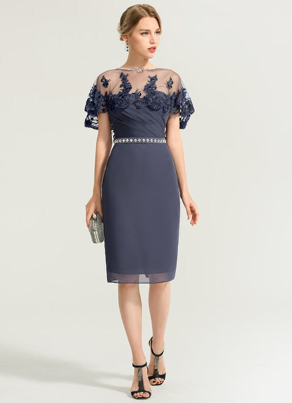 Robe Moulante Tulle Brodée - gallery 5