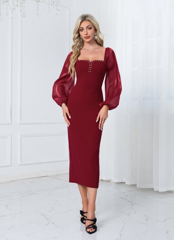 Robe Moulante Mi-Longue - gallery 4