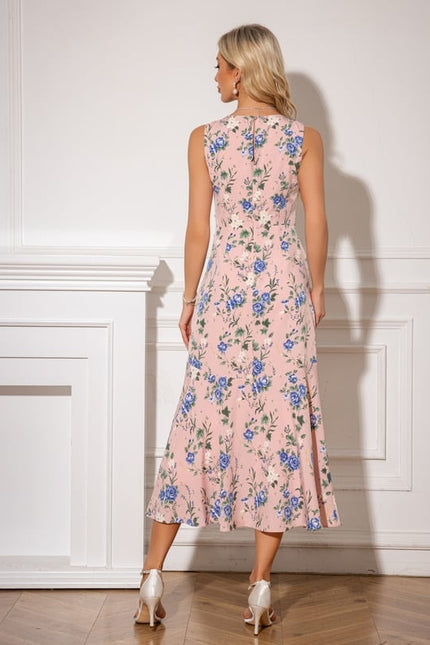 Robe Longue Moulante Fleurie - gallery 2