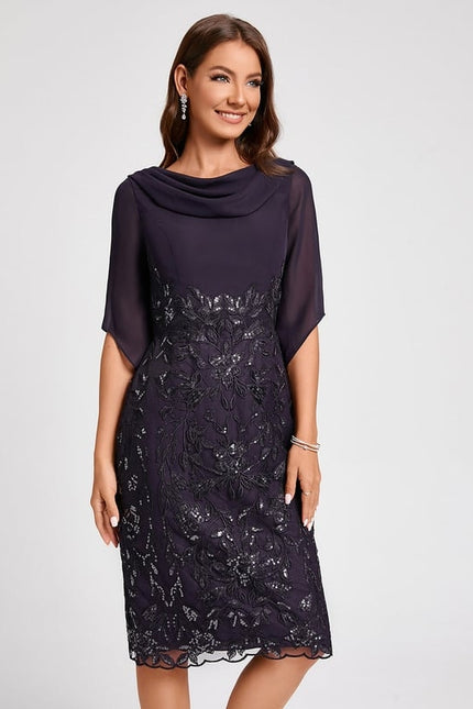 Robe Moulante Chic Brodée - gallery 7