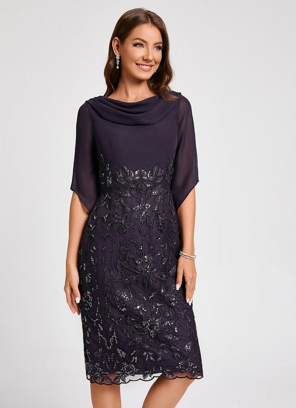 Robe Moulante Chic Brodée - gallery 7