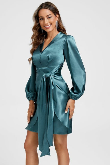 Robe Cocktail Courte Moulante - gallery 3