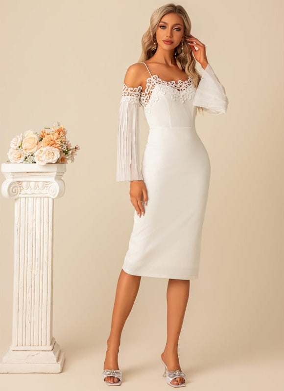 Robe Moulante Épaules Dénudées - gallery 3